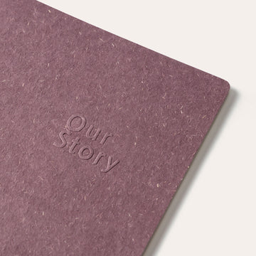 Amber Fields Large Lined Notebook – Pastel Violet